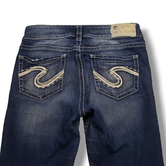 Silver Suki Mid Rise Capri Jeans Womens 28 Mid Rise - Picture 6 of 11